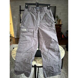 The North Face Gray Hyvent Ski Snowboard Waterproof Snow Pants Boys Size M